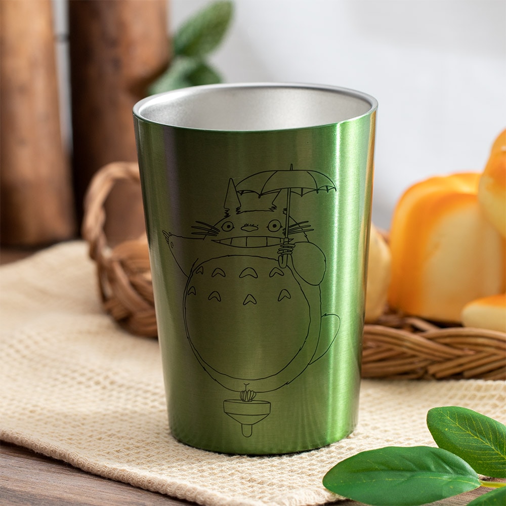 Skater Studio Ghibli Official My Neighbour Totoro Insulated Tumbler 400ml - Green