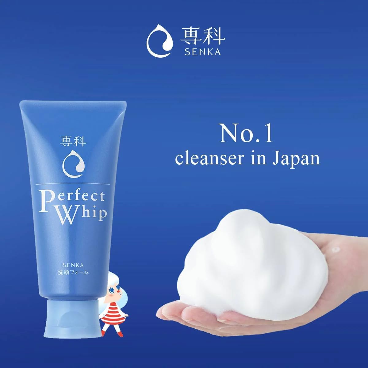 Shiseido Senka Perfect Whip Moisturising Facial Cleansing Foam