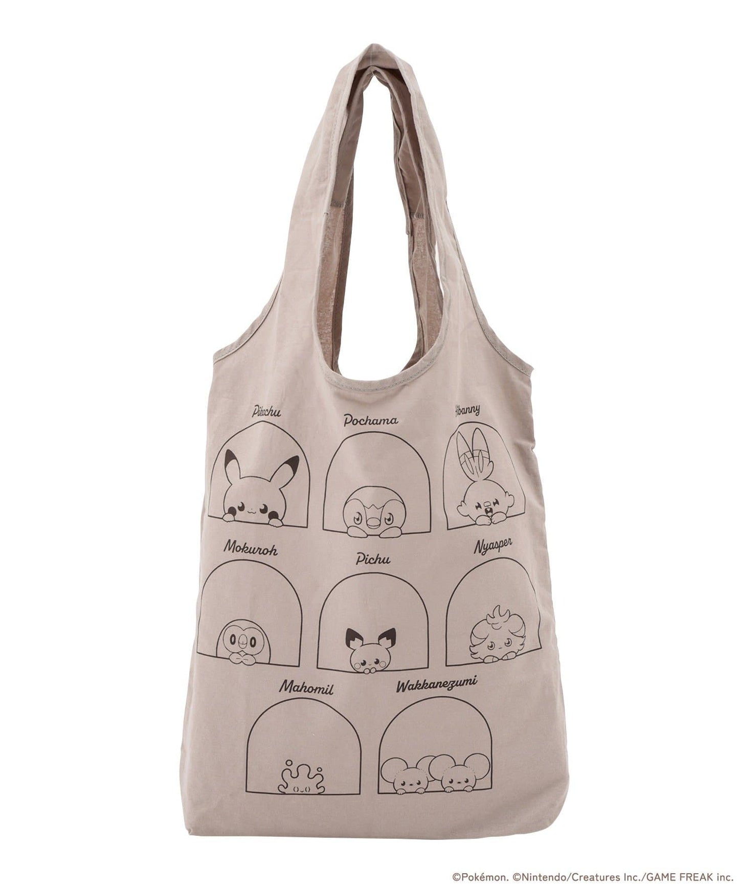 3 Coins x Pokemon Peaceful Place Tote Bag - Pikachu - Pokemon - Pokepeace