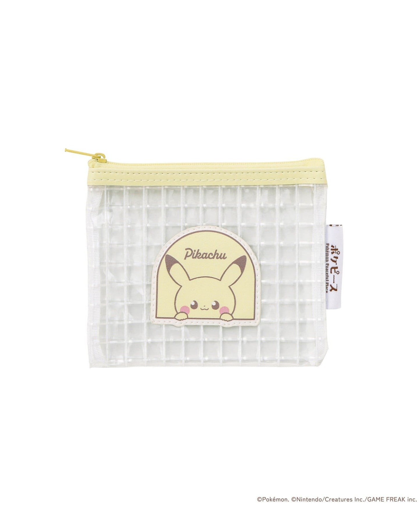 3 Coins x Pokemon Peaceful Place Clear Pouch - Pikachu - Pokemon - Pokepeace