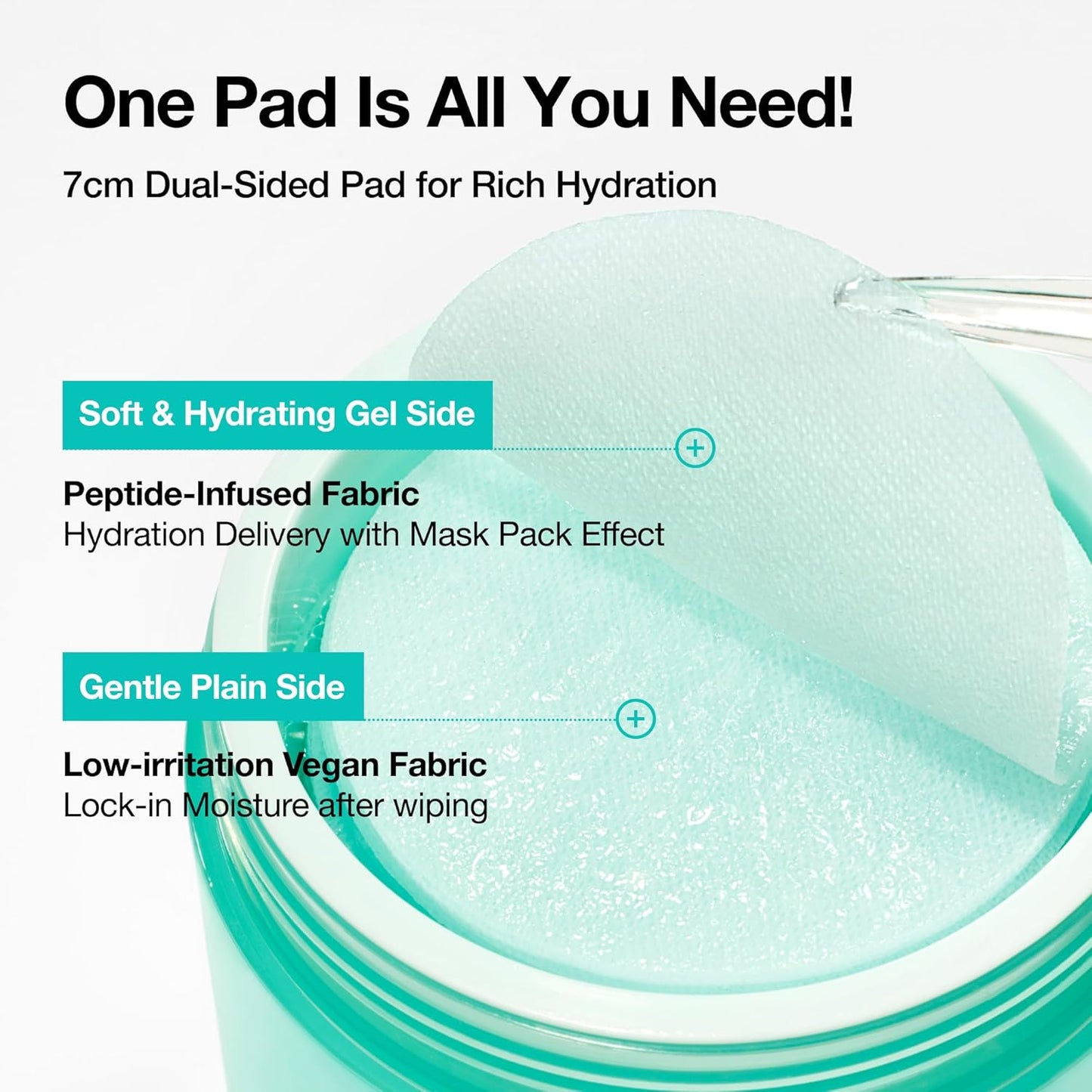 Anua PDRN 100 Hyaluronic Acid Glow Pad 180ml (60 Pads)