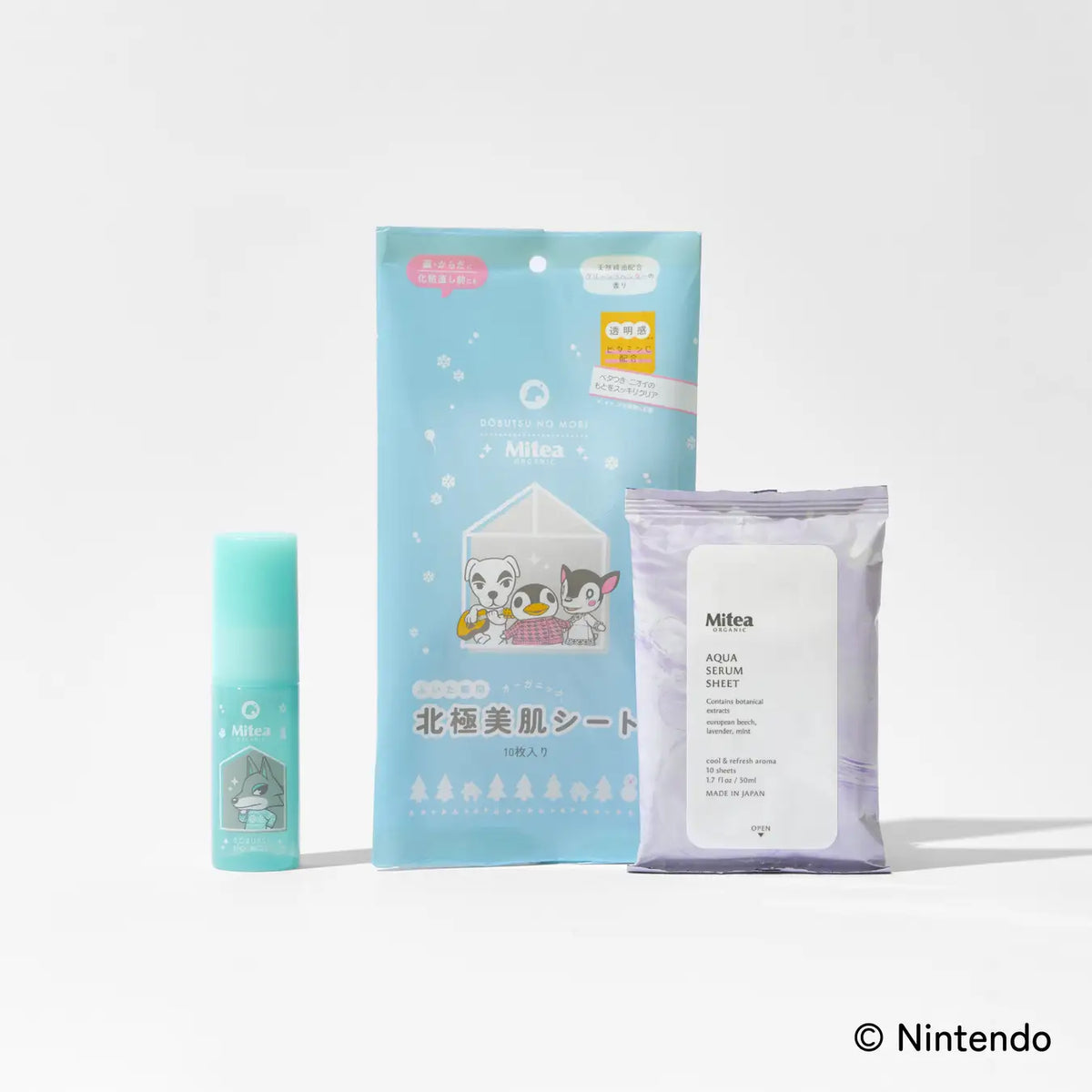 Mitea x Animal Crossing: New Horizons — Aqua Serum D Cooling Wipes