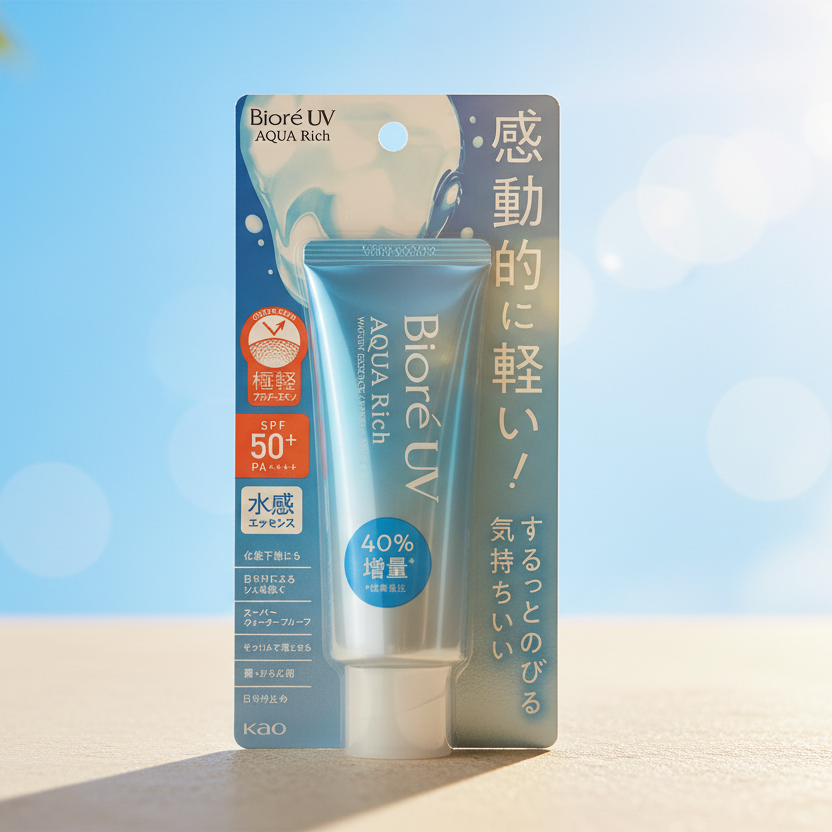 KAO Biore UV Aqua Rich Watery Essence Sunscreen SPF50+/PA++++ 70g