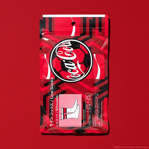 Family Mart x Coca Cola Convenience Wear Line Socks - White FamilyMart