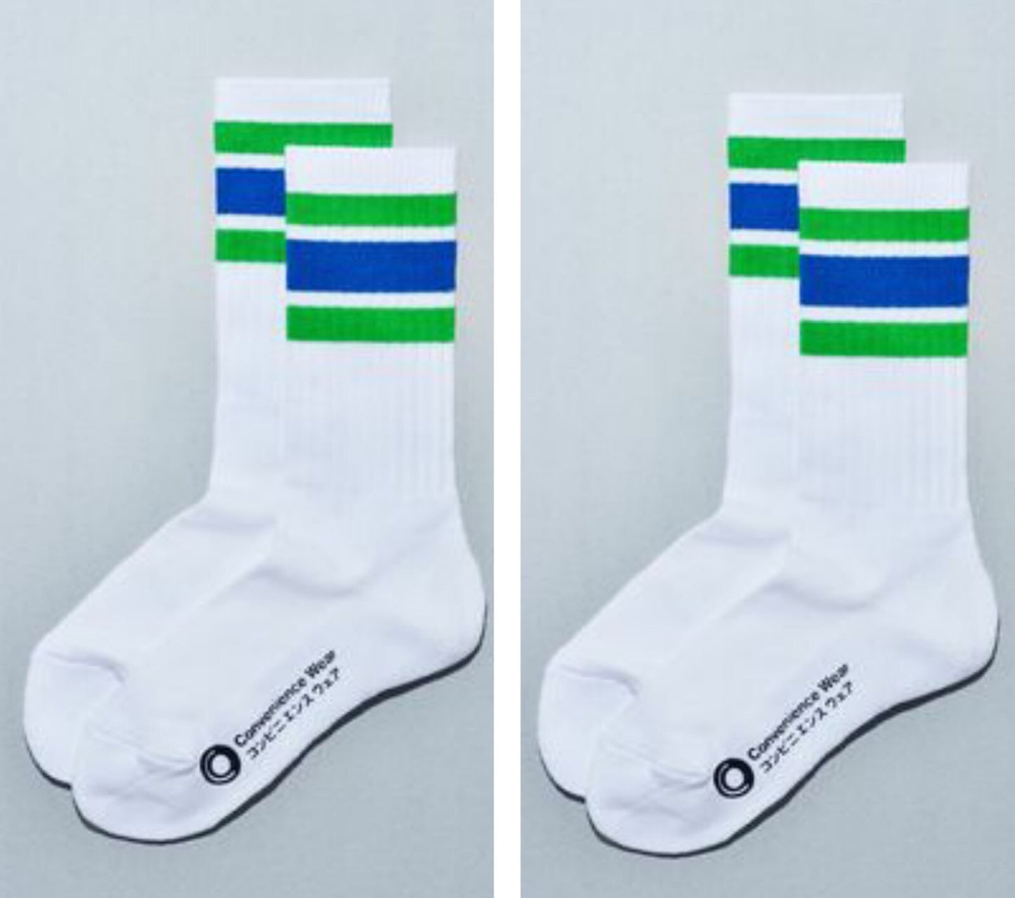 Family Mart Convenience Wear Line Socks - Original White