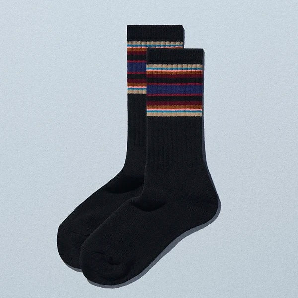 FamilyMart Convenience Wear Line Socks - Autumn Black