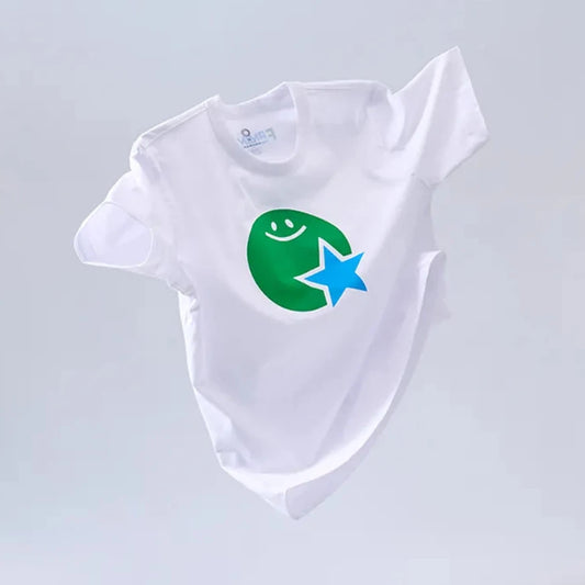 Family Mart FAMIMA NIGO Sun and Stars T-Shirt White - FAMIMA PARK AZABUDAI