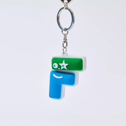 Family Mart FAMIMA 3D Rubber Keychain F Logo - NIGO Collab