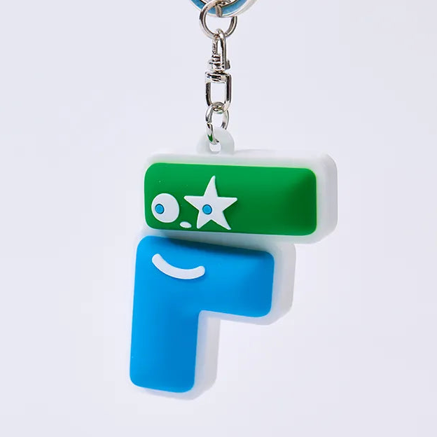 Family Mart FAMIMA 3D Rubber Keychain F Logo - NIGO Collab