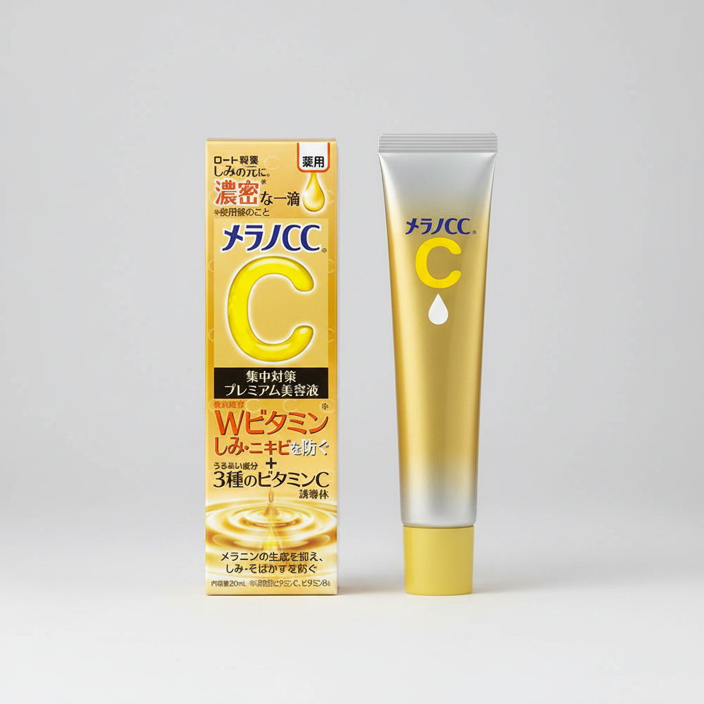 Rohto Mentholatum Melano CC Premium Vitamin C Brightening Essence 20 ml