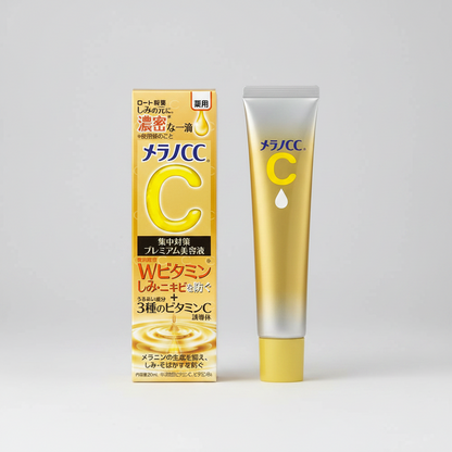 Rohto Mentholatum Melano CC Premium Vitamin C Brightening Essence 20 ml