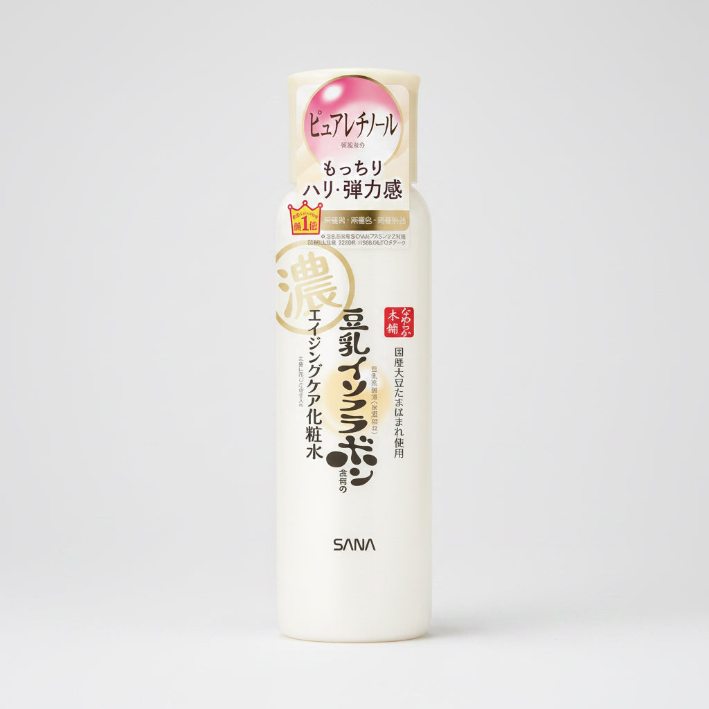 SANA Nameraka Honpo Wrinkle Lotion N 200ml Japanese Toner Retinol Soy Milk