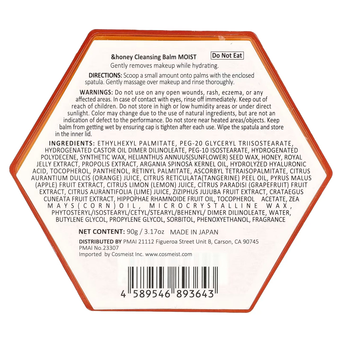 ViCREA &Honey Cleansing Balm Moist 90g