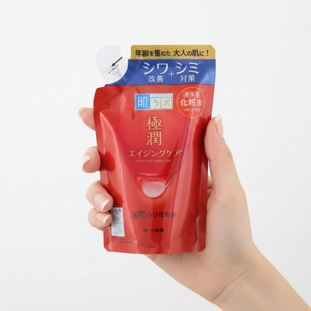 Rohto Hada Labo Gokujyun Alpha Anti-Aging Medicated Lotion — 170ml Refill