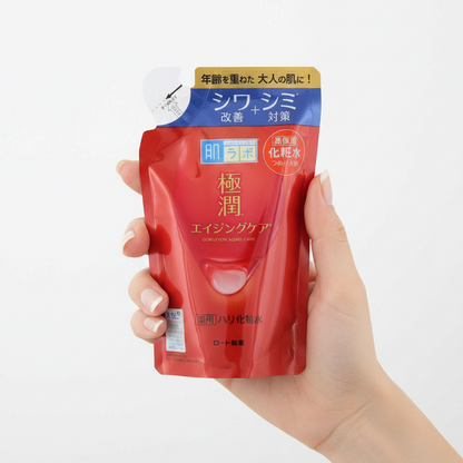 Rohto Hada Labo Gokujyun Alpha Anti-Aging Medicated Lotion — 170ml Refill