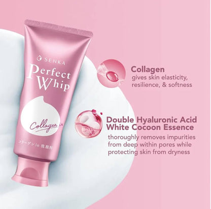 Shiseido Senka Perfect Whip Collagen In Facial Cleansing Foam