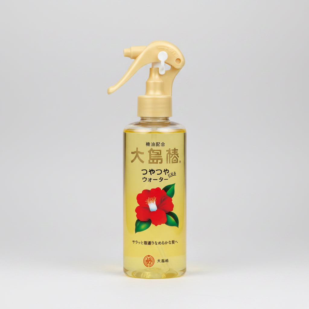 Oshima Tsubaki Hair Water 180ml Camellia Oil Leave In Treatment Japan