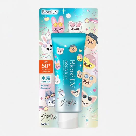Biore UV Aqua Rich Sunscreen SPF50+ SKZOO Stray Kids Kpop Collab 70g