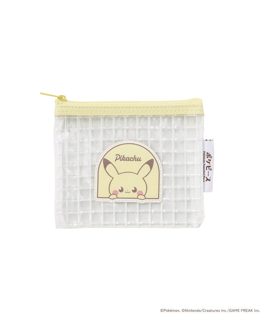 3 Coins x Pokemon Peaceful Place Clear Pouch - Pikachu - Pokemon - Pokepeace