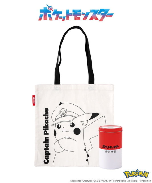 3 Coins Limited Edition Canned Tote Bag Captain Pikachu - Pokemon