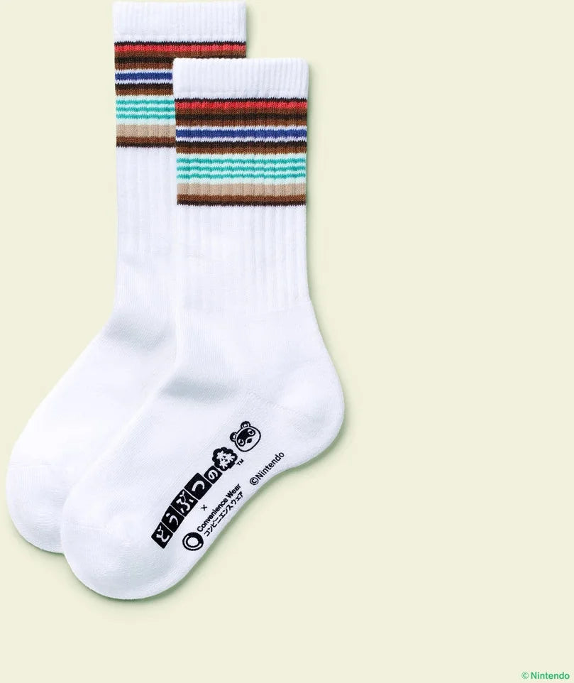 FamilyMart Convenience Wear x Animal Crossing: New Horizons — Line Socks