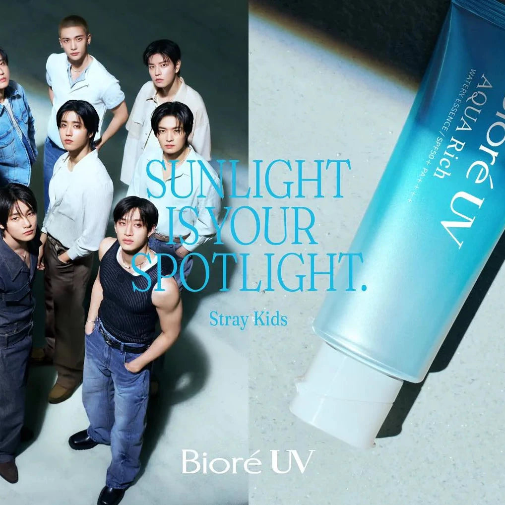 Biore UV Aqua Rich Sunscreen SPF50+ SKZOO Stray Kids Kpop Collab 70g