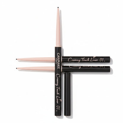 Canmake Creamy Touch Eyeliner - 01 Deep Black