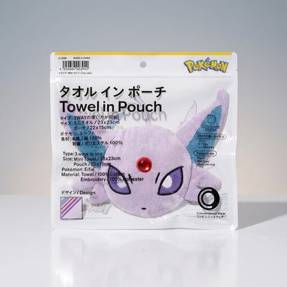 FamilyMart Espeon 3-Way Towel Pouch - Pokémon Espeon (Eifie)