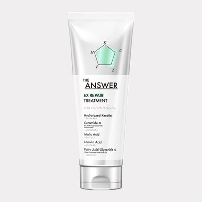 THE ANSWER by Kao – Super Lamellar Shampoo 400ml + EX Repair 220g + Lamellar Milk 6g