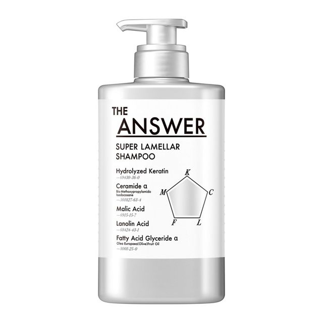 THE ANSWER by Kao – Super Lamellar Shampoo 400ml + EX Moist 220g + Lamellar Milk 6g