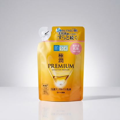 Hada Labo Gokujyun Premium Super Hyaluronic Milky Lotion — 140ml Refill