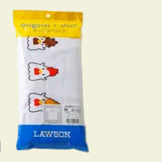 Lawson Original T-shirt - Karaage Kun All Stars White - Size M - Konbini