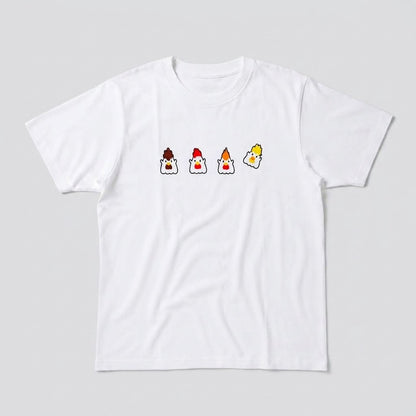 Lawson Original T-shirt - Karaage Kun All Stars White - Size M - Konbini