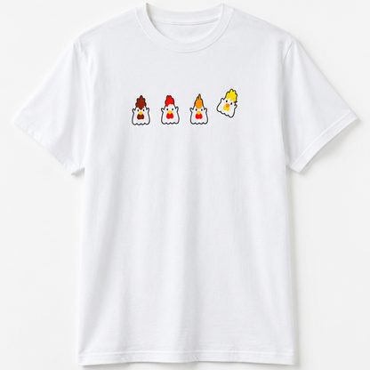 Lawson Original T-shirt - Karaage Kun All Stars White - Size M - Konbini