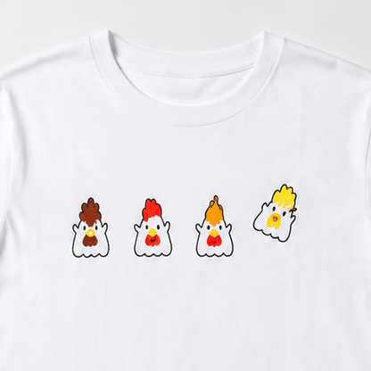 Lawson Original T-shirt - Karaage Kun All Stars White - Size M - Konbini