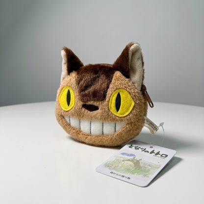 Official Studio Ghibli My Neighbour Totoro Catbus Plush Coin Zip Purse