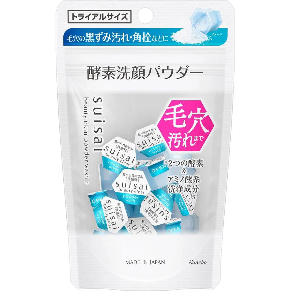 Kanebo Suisai Beauty Clear Powder Facial Wash - 0.4g x 15