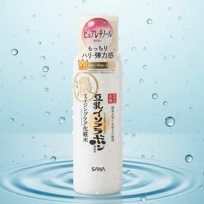 SANA Nameraka Honpo Wrinkle Lotion N 200ml Japanese Toner Retinol Soy Milk