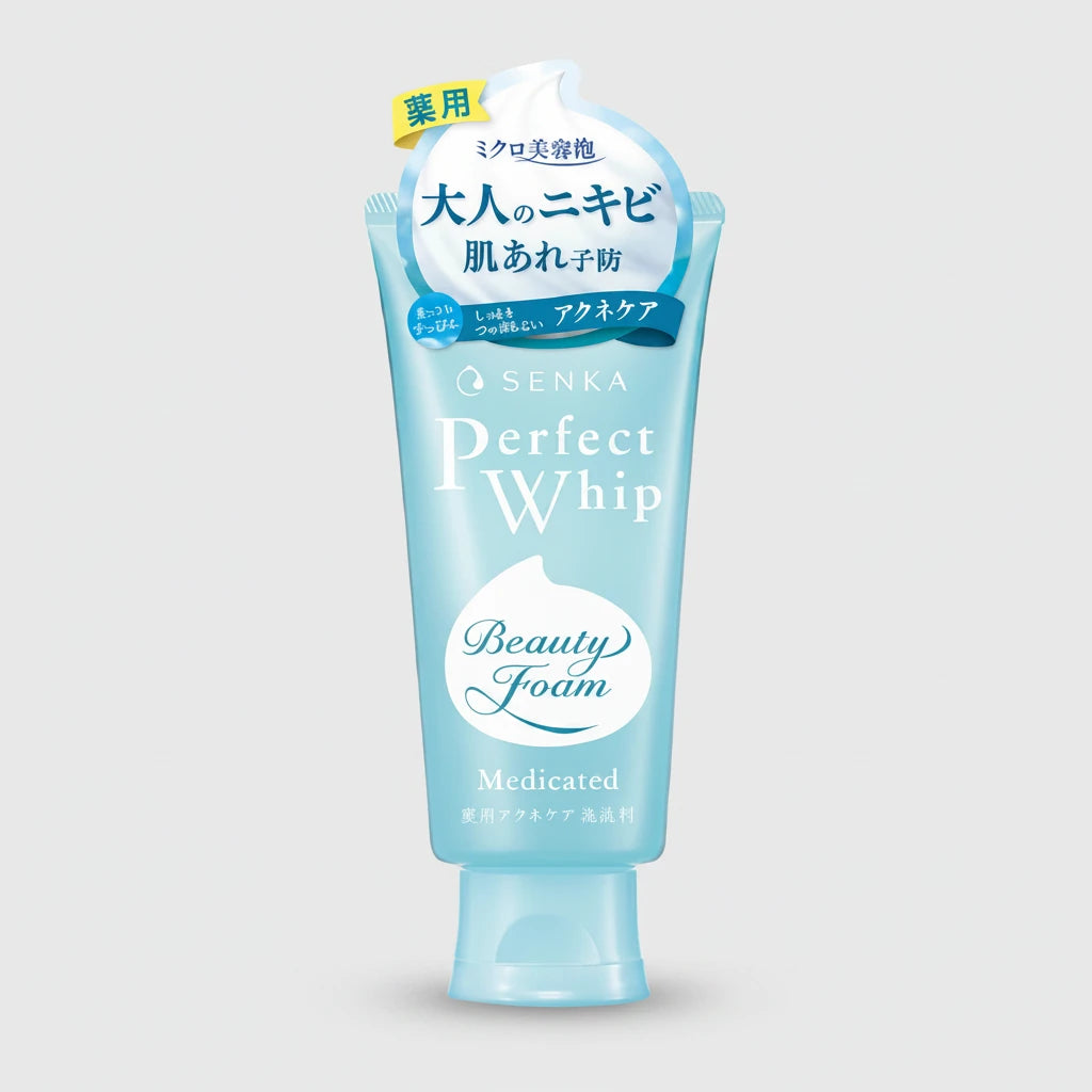 Shiseido Senka Perfect Whip Medicated Acne Care Cleansing Foam 120g