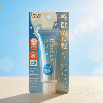 KAO Biore UV Aqua Rich Watery Essence Sunscreen SPF50+/PA++++ 70g