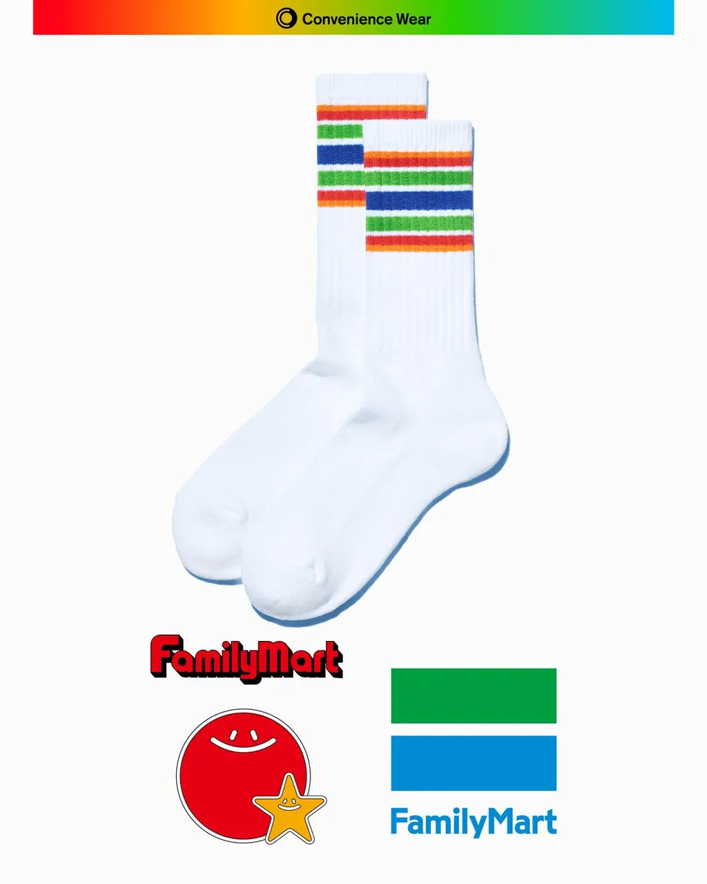 FamilyMart Convenience Wear Line Socks - 45th Anniversary Limited Edition