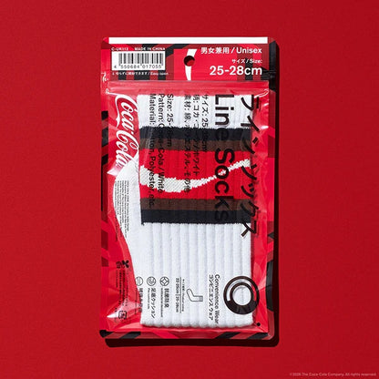 Family Mart x Coca Cola Convenience Wear Line Socks - White FamilyMart