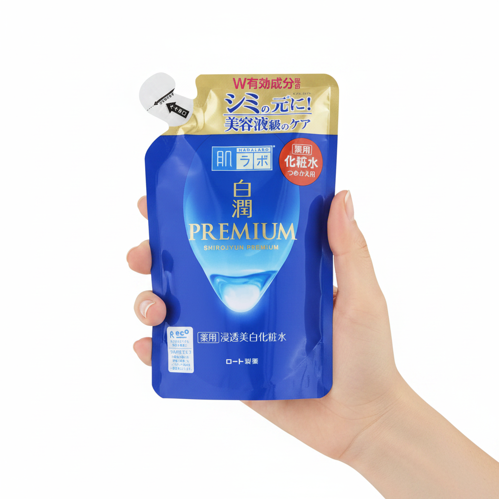 Hada Labo Shirojyun Premium Whitening Lotion 170ml Refill