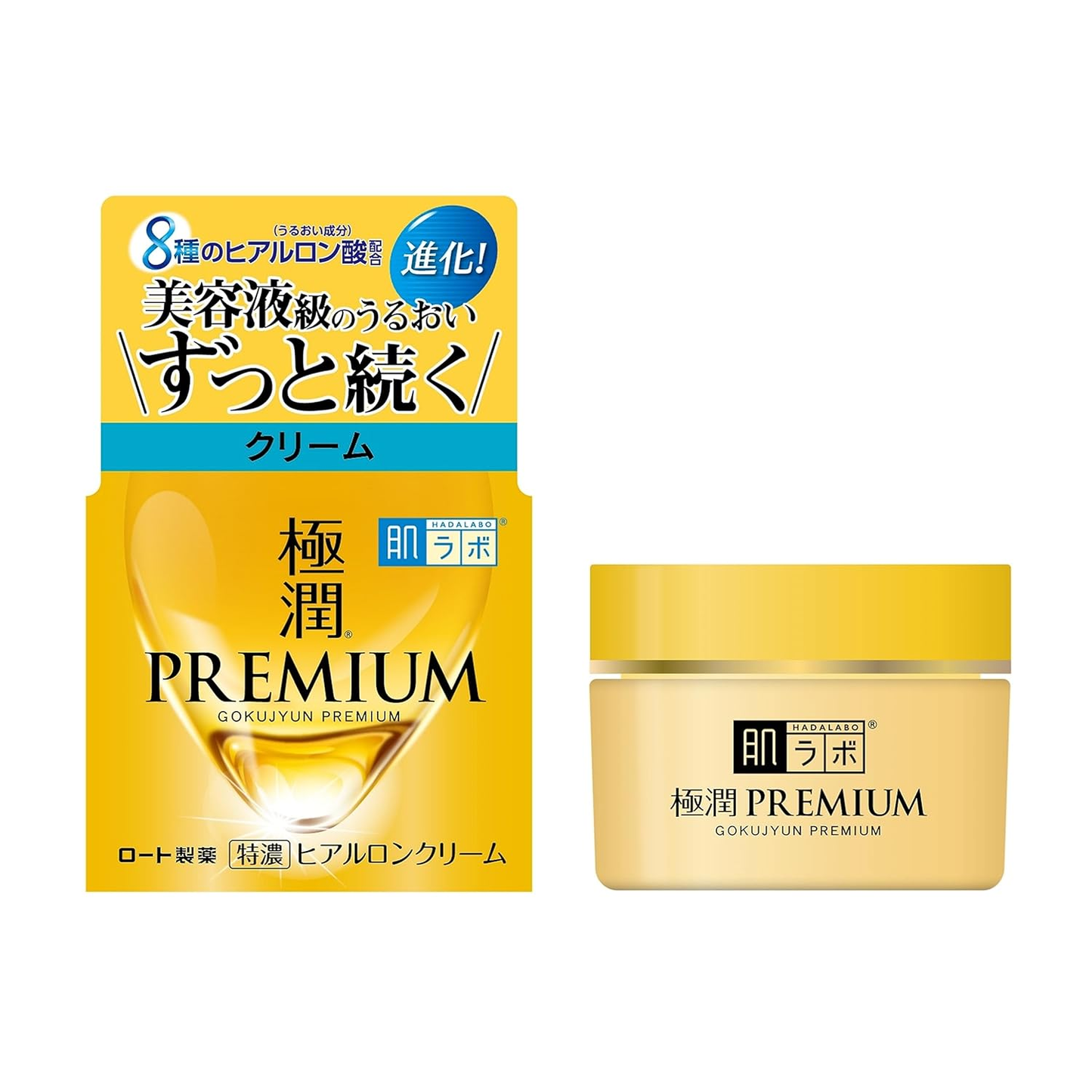 Rohto Hada Labo Gokujun Premium Hyaluronic Cream 50g