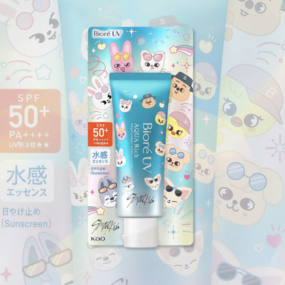 Biore UV Aqua Rich Sunscreen SPF50+ SKZOO Stray Kids Kpop Collab 70g