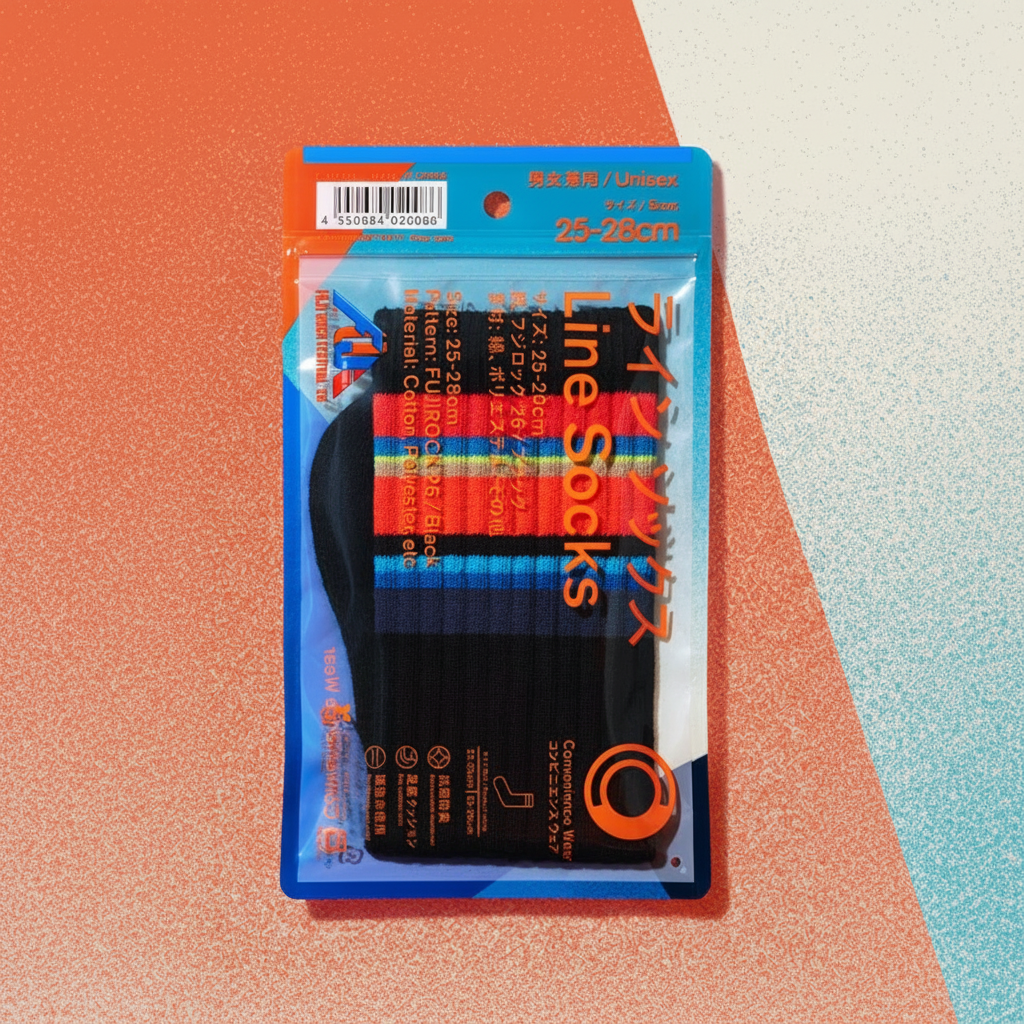 Family Mart Convenience Wear x Fuji Rock Festival 2026 Socks - Black