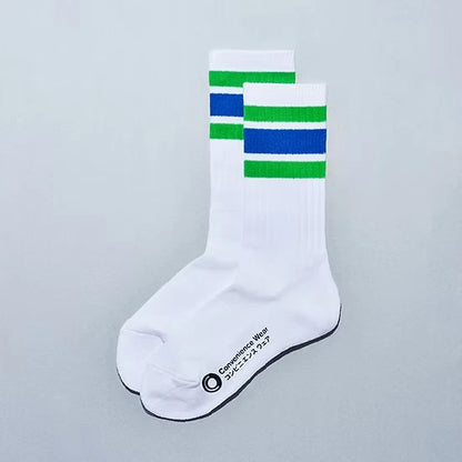 Family Mart Convenience Wear Line Socks - Original White
