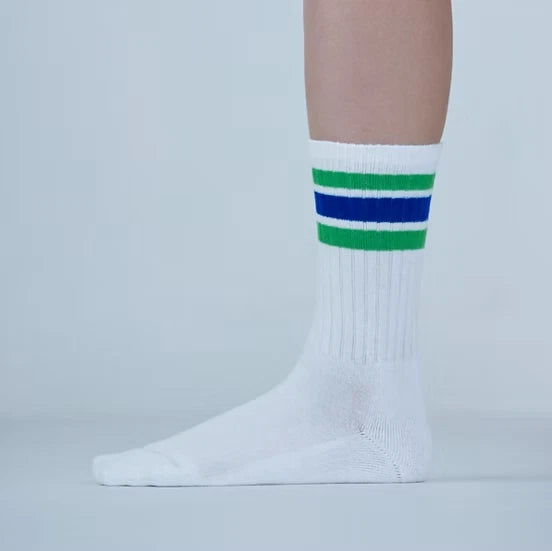 Family Mart Convenience Wear Line Socks - Original White