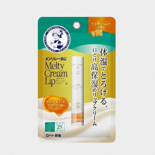 ROHTO Mentholatum Melty Cream Lip Balm Rich Honey SPF25 PA+++ Moisturizing