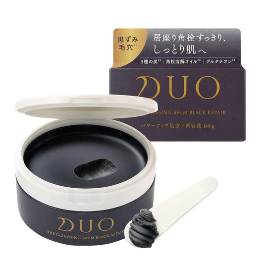 DUO The Cleansing Balm Black Repair 66g | Charcoal Pore Care Makeup Remover